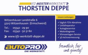 KFZ-Meisterwerkstatt Thorsten Deppe